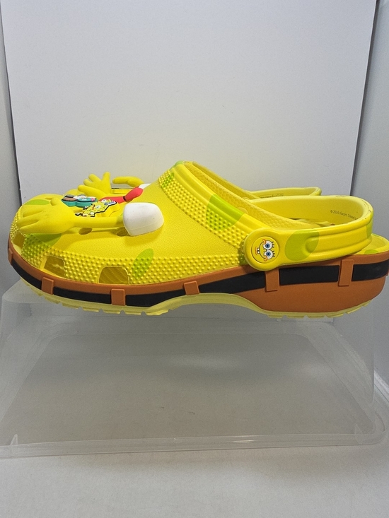 CROCS X Spongebob Squarepants Classic Clog Slip On Yellow Men 9 Women 11 main image 6